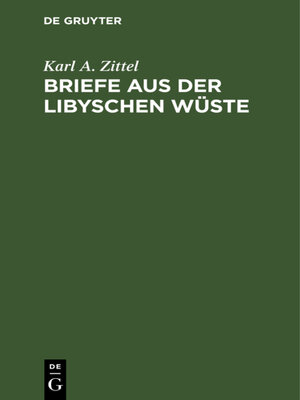cover image of Briefe aus der libyschen Wüste
